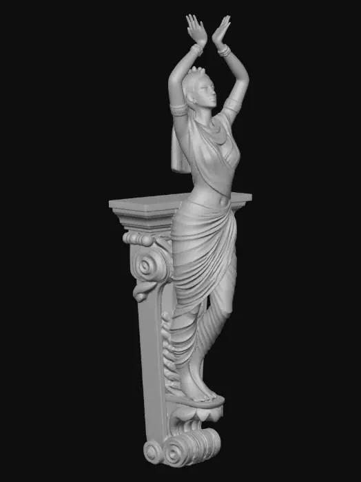 3D model for Dancing Goddess