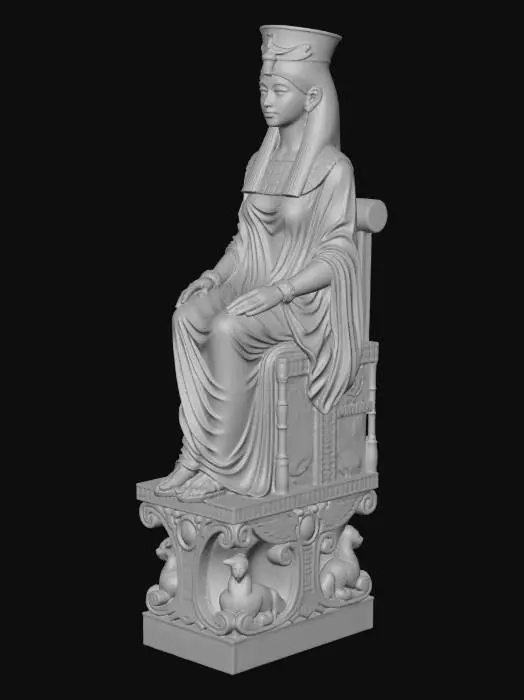 3D model for Seated Queen