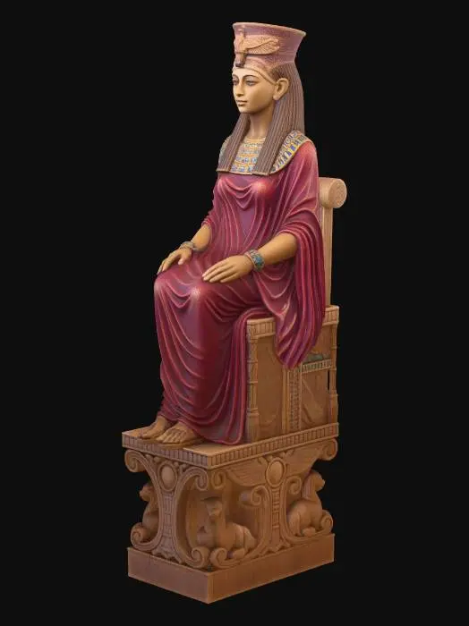 3D model for Seated Queen