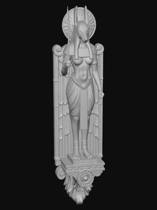3D model for Anubis Guardian 3