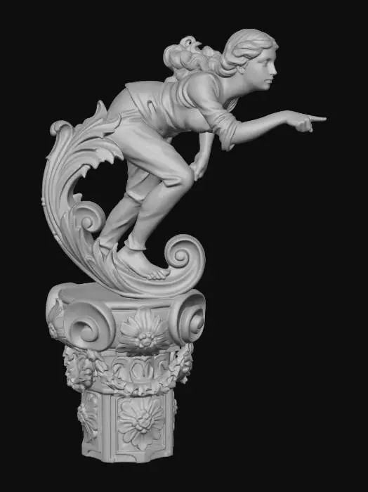 3D model for Pointing Maiden