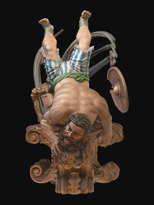 3D model for Twisted Body Fall