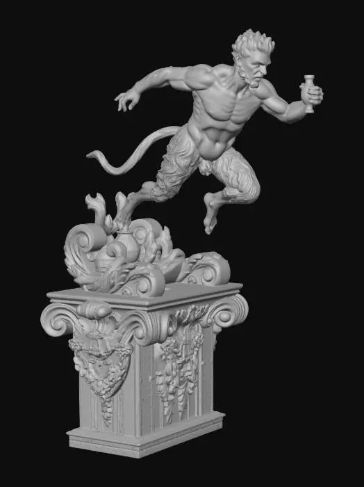 3D model for Leap of the Faun 2