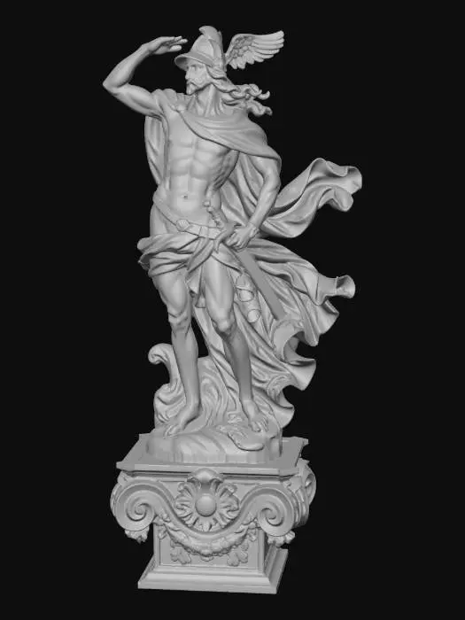 3D model for Winged Warrior