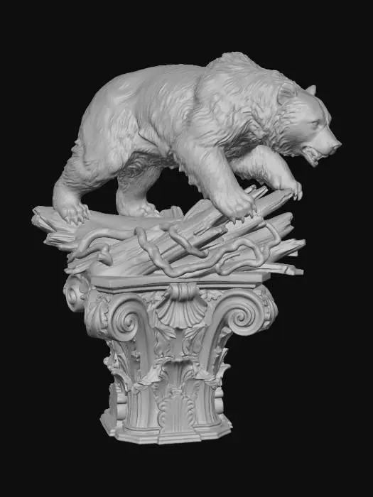 3D model for Timber Bear