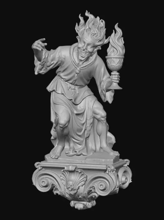 3D model for Infernal Torchbearer