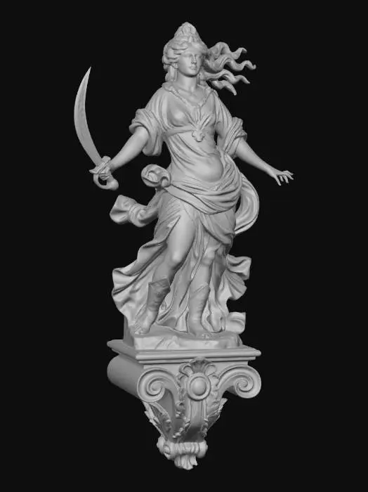 3D model for SwordBearing Goddess