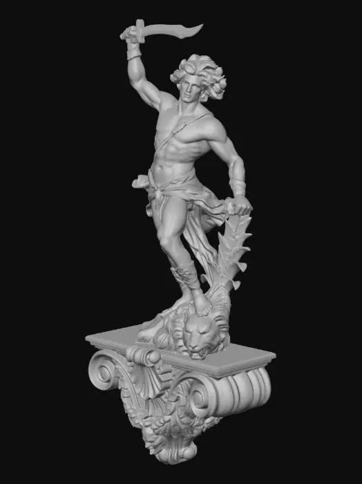 3D model for Dragon Slayer