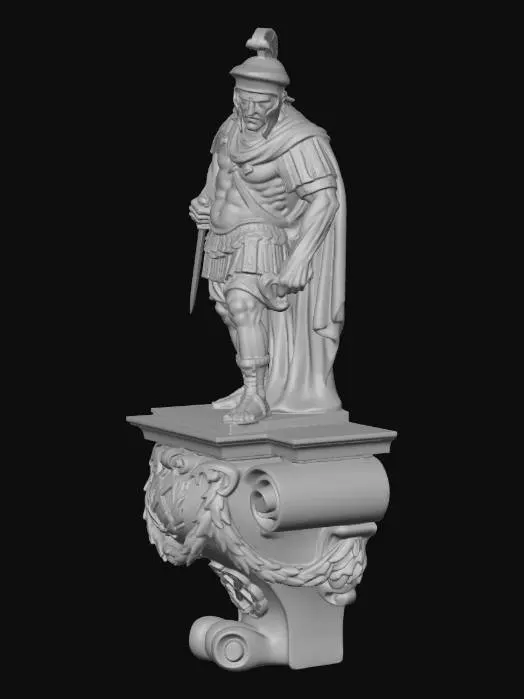 3D model for Centurion on Pedestal