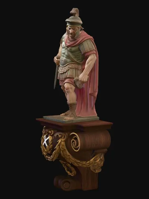 3D model for Centurion on Pedestal