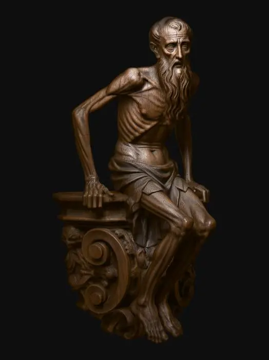 3D model for TimeWorn Sage