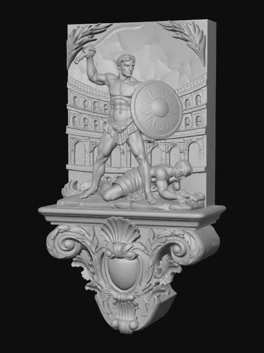 3D model for Colosseum Warrior