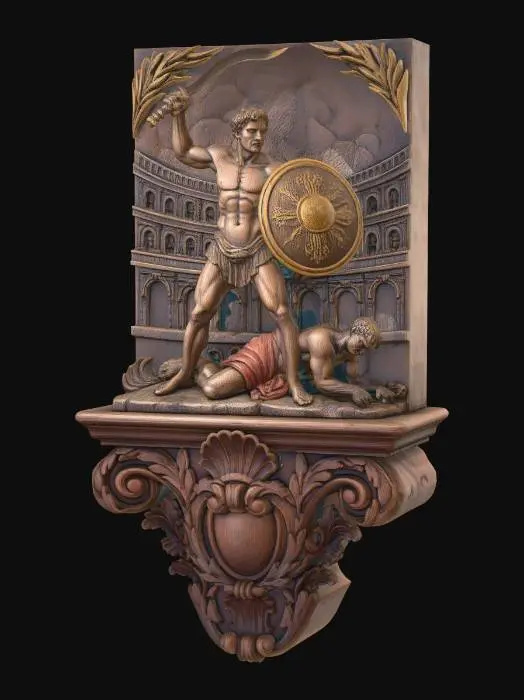 3D model for Colosseum Warrior