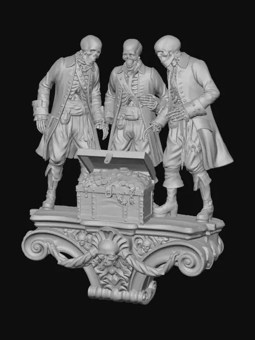 3D model for Guardians of the Treasure Chest