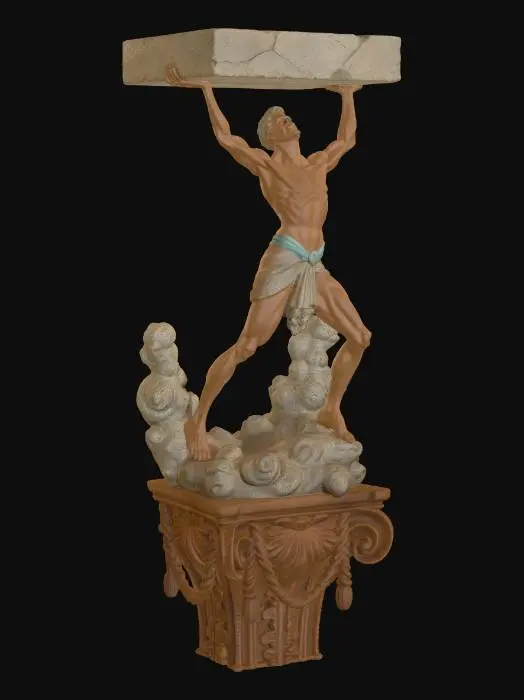 3D model for Hercules Lifting a Stone