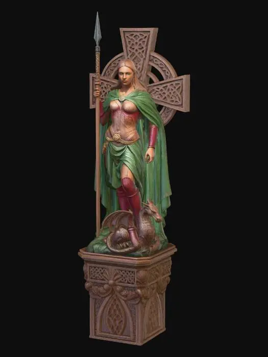 3D model for Saint Margaret and the Dragon