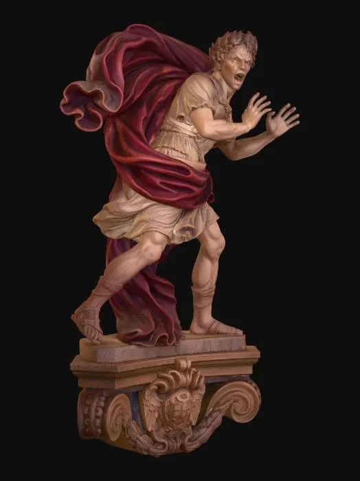 3D model for Flight of the Red Cloak