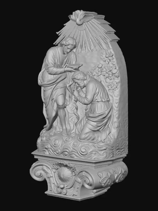 3D model for Baptism of Christ