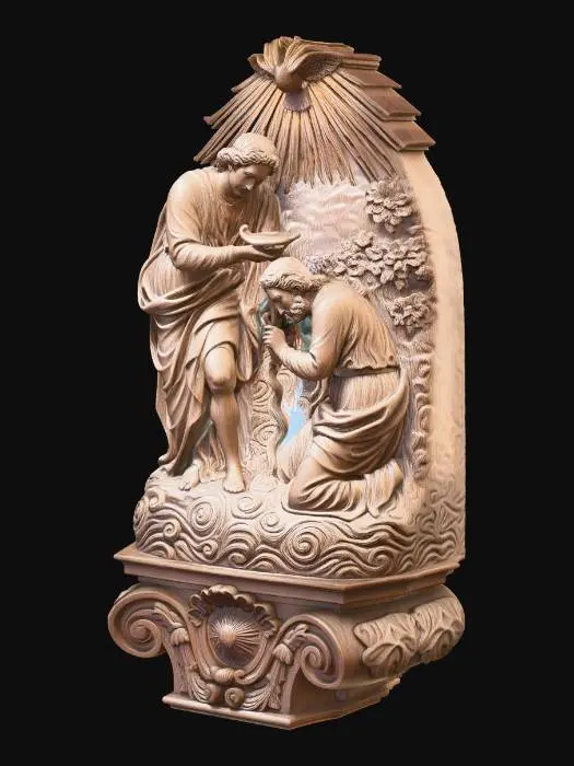 3D model for Baptism of Christ
