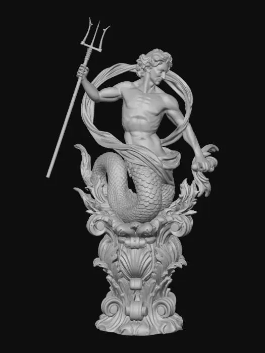 3D model for Trident of the Sea King