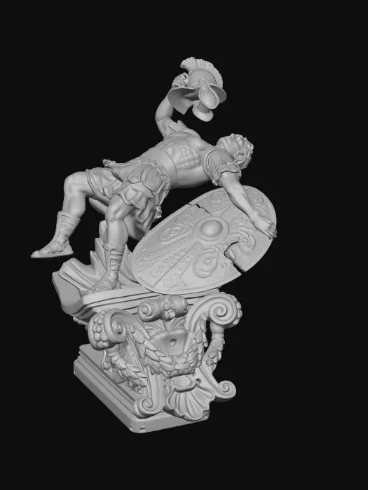 3D model for Fallen Warrior