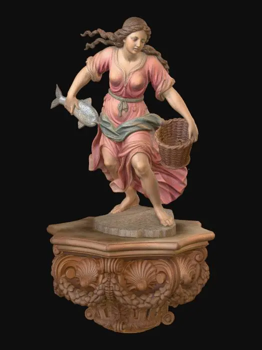 3D model for Fisherwoman