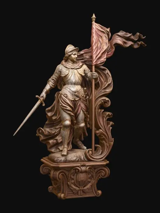 3D model for Bannered Knight