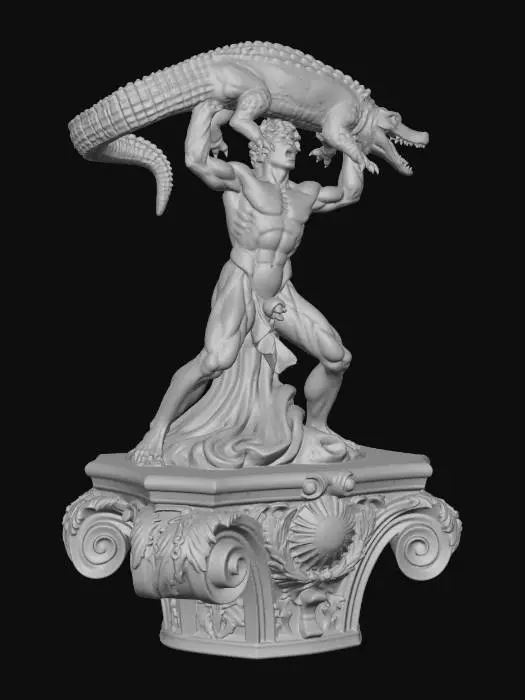 3D model for Crocodile Lift