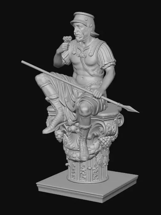 3D model for Contemplative Roman