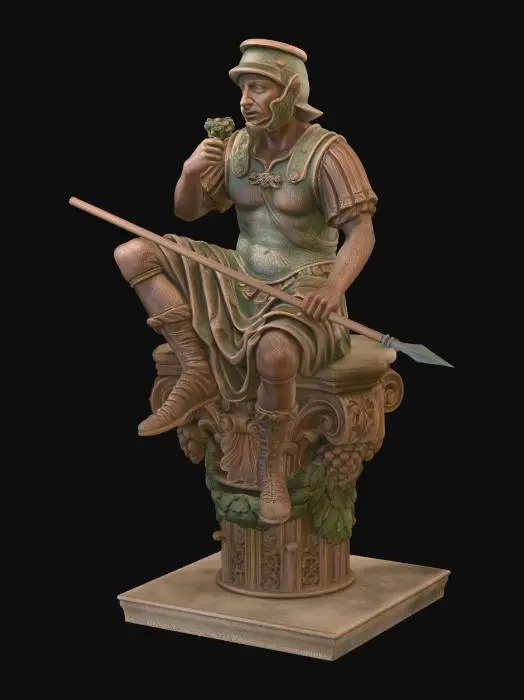 3D model for Contemplative Roman