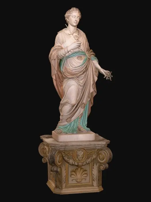3D model for Draped Classical Statue