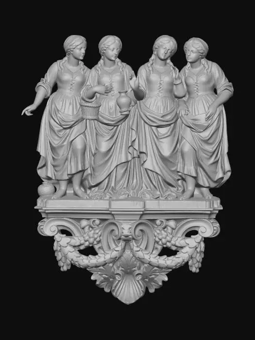 3D model for Four Maidens
