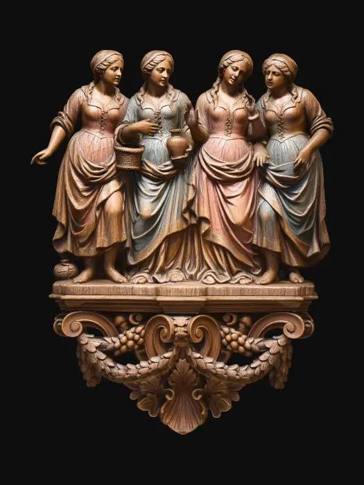 3D model for Four Maidens