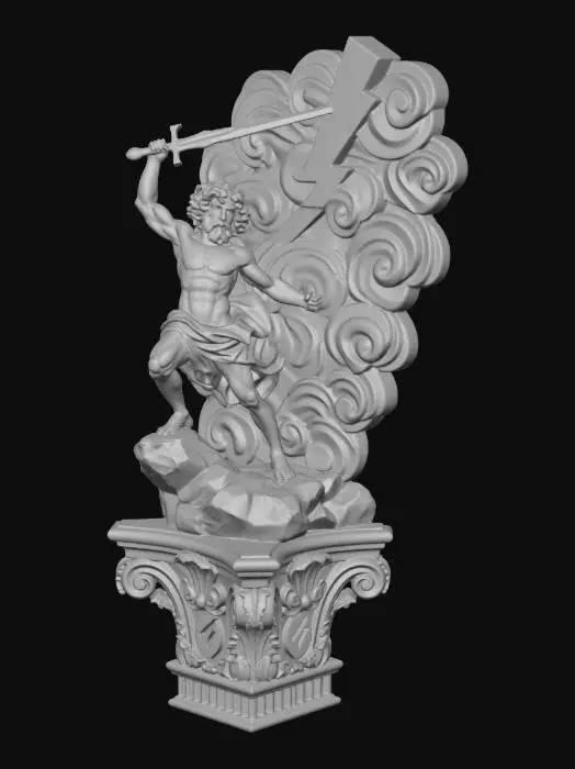 3D model for Thunderbolt Warrior