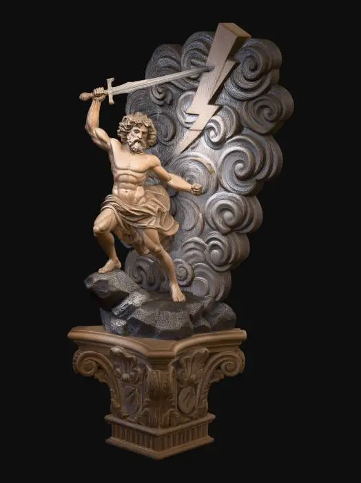 3D model for Thunderbolt Warrior