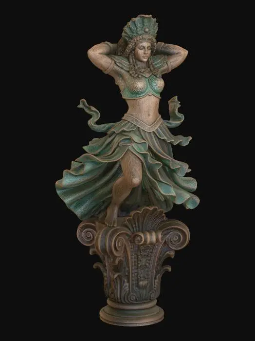 3D model for Dancing Goddess