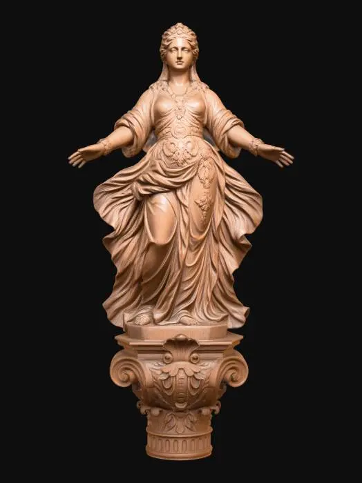 3D model for Bronze Virgin