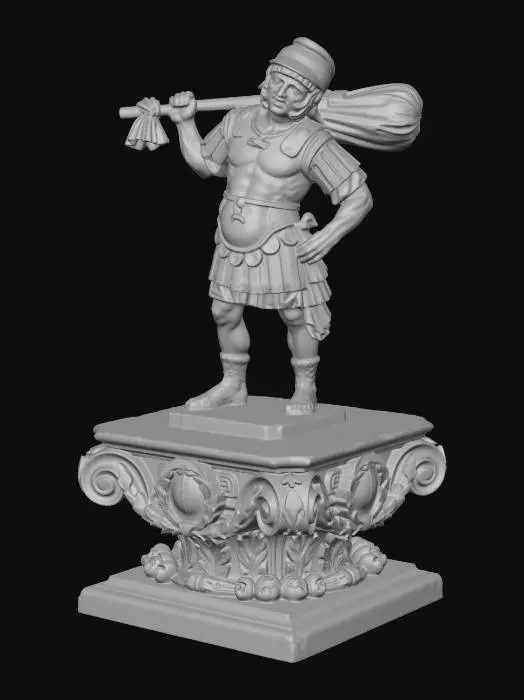 3D model for Legionary on Pedestal