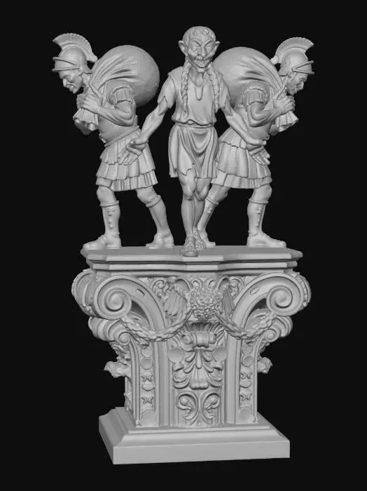 3D model for Carved Triad