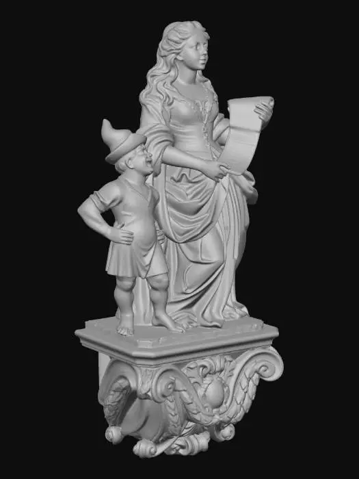 3D model for Madonna and Page