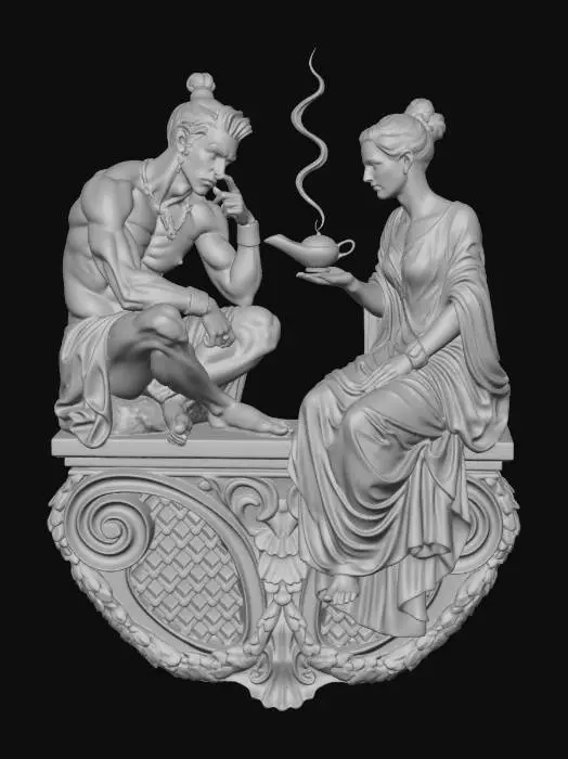 3D model for Genie and Lady