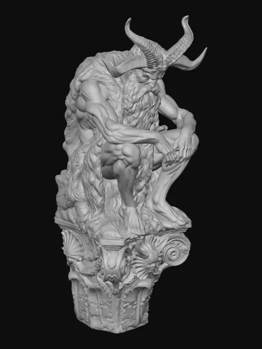 3D model for Brooding Satyr