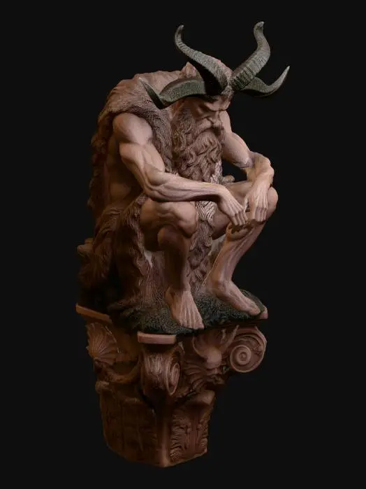 3D model for Brooding Satyr
