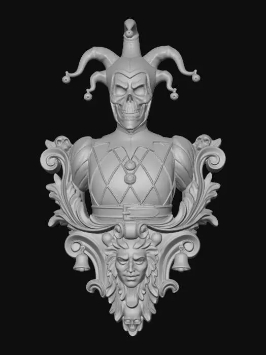 3D model for Harlequin Skull Crest