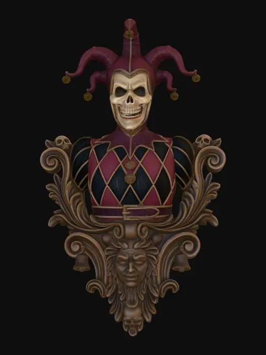 3D model for Harlequin Skull Crest