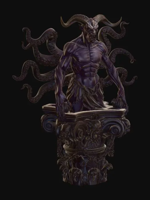 3D model for Abyssal Tentacled Warlord