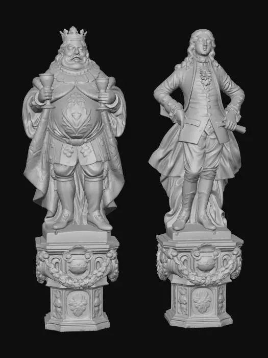 3D model for King and the Courtier
