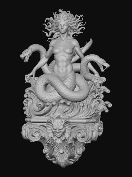3D model for Gorgon of Tides