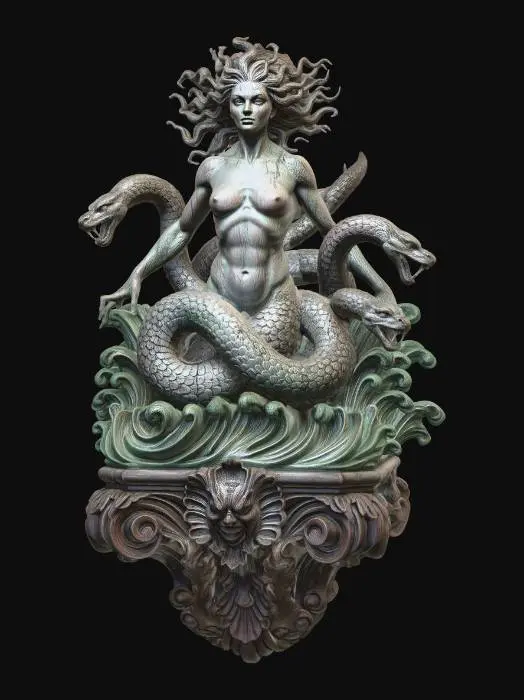 3D model for Gorgon of Tides