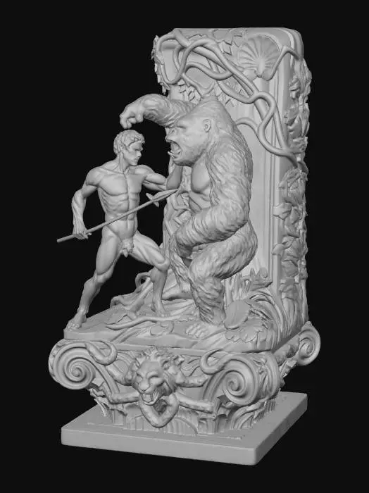 3D model for Warrior and Beast